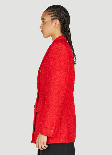 Balenciaga DB Hourglass Tailored Blazer Red bal0253014