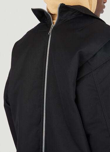 (Di)vision Deadstock Long Split Bomber Jacket Black div0146009