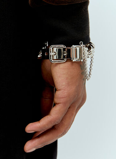Acne Studios Buckle Chain Bracelet Silver acn0156022