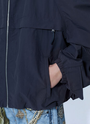 LN-CC® - Acne Studios: Nylon Logo Jacket - Navy Acne Studios Nylon Logo Jacket Navy acn0265066