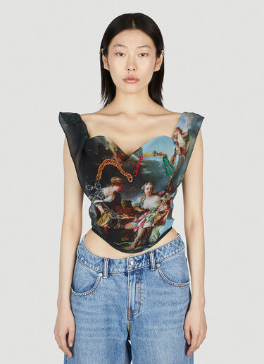 Vivienne Westwood Sunday Corset Top Blue vvw0252007
