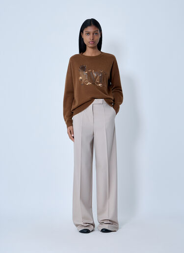 Wool-And-Cashmere-Blend Sweater Max Mara Wool-And-Cashmere-Blend Sweater Brown max0263001