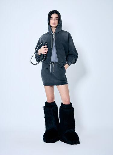 Alexander Wang クリスタル ホットフィックス チューブスカート  グレー awg0259014
