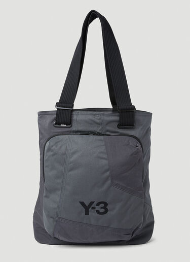 Y-3 徽标印花托特包 灰色 yyy0152043