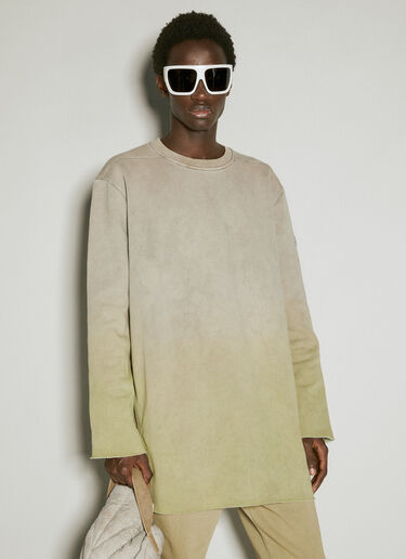 Subhuman Long Sweatshirt Moncler + Rick Owens Subhuman Long Sweatshirt Beige mcs0355011
