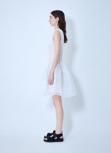 Cecilie Bahnsen Claudie Fitted Dress White cec0263008