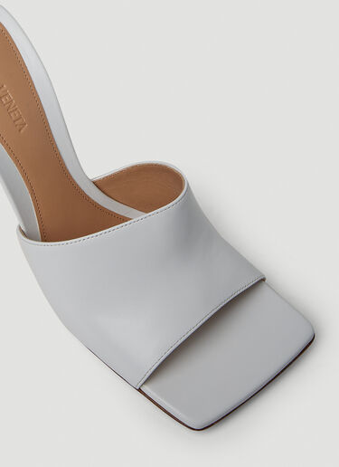Stretch High Heel Mules Bottega Veneta Stretch High Heel Mules White bov0251145