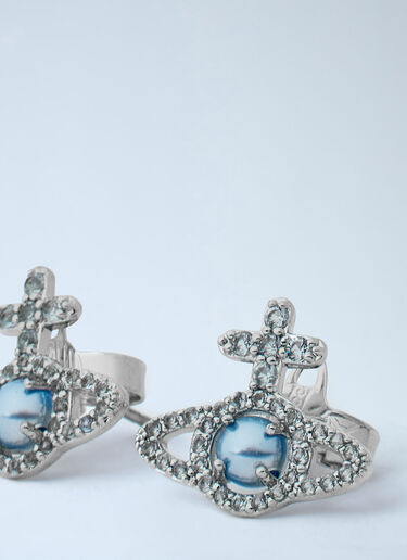Vivienne Westwood Olympia Pearl Earrings Blue vvw0264030