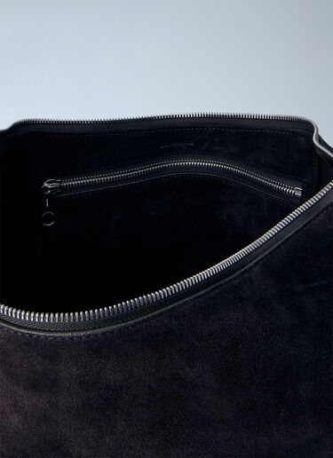 Belted Hobo Bag in Suede Lemaire Belted Hobo Bag in Suede Brown lem0264025