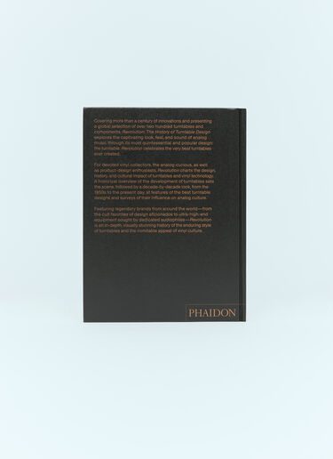 Phaidon Revolution: The History of Turntable Design Black phd0553018