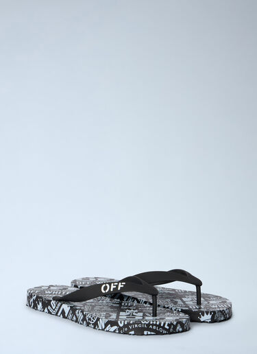 Off Stamp Flip Flops Off-White Off Stamp Flip Flops White ofw0162011