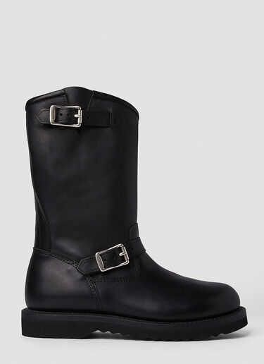 Our Legacy Corral Biker Boots Black our0150023