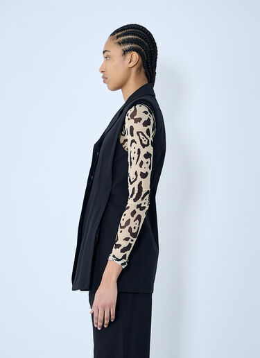 Sportmax Oca Tailored Vest Black spx0260005