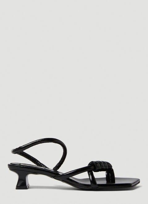 Reike Nen Noodle Knot Heeled Sandals Black rkn0247007