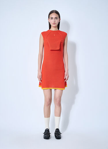 Kiko Kostadinov Vecto Knit Dress Red kko0260008