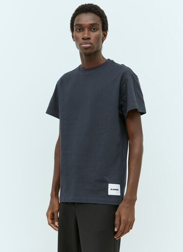 Jil Sander+ Set Of Three Short Sleeve T-Shirt Black jsp0156004