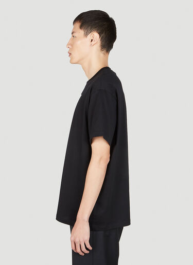 Burberry Logo Patch T-Shirt Black bur0151030