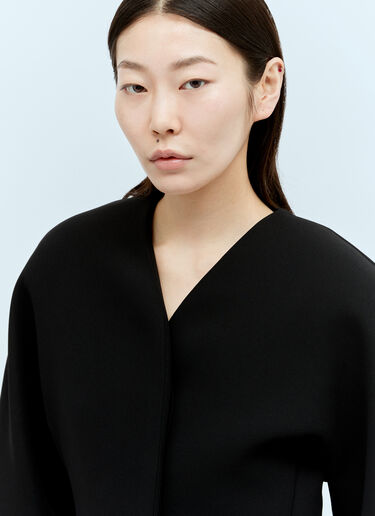 Jacquemus 라 베스테 오발로 블레이저 블랙 jac0256003