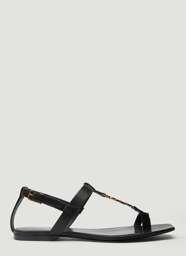 Cassandra Sandals Saint Laurent Cassandra Sandals Black sla0244017