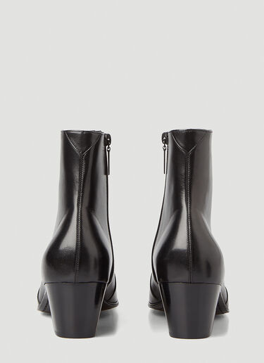 Saint Laurent Vassili Ankle Boots Black sla0246088