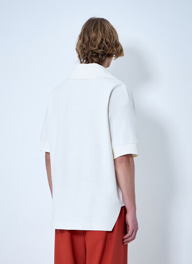 Terry Polo Shirt Lacoste Terry Polo Shirt Cream lac0164006