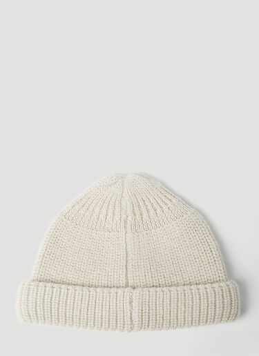 OAMC Peak Beanie Hat White oam0154017