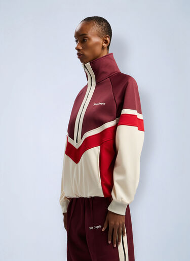 Anorak Track Jacket Palm Angels Anorak Track Jacket Bordeaux pma0262084