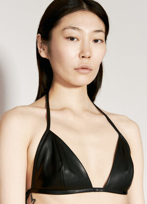 Rick Owens Triangle Leather Bra Brown ric0155007