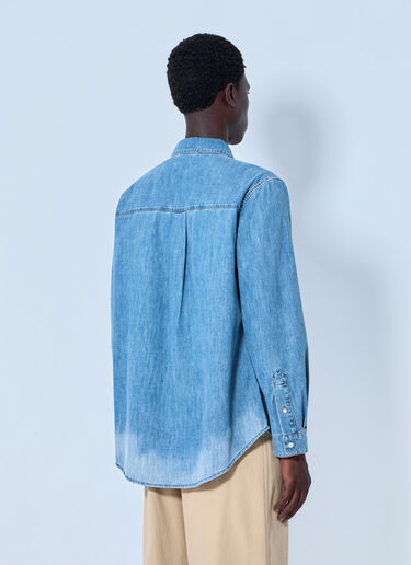 Miu Miu Chambray Shirt Light Blue miu0365011
