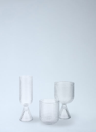 POLSPOTTEN Set Of Four Rooftop Tumblers Clear wps0691979