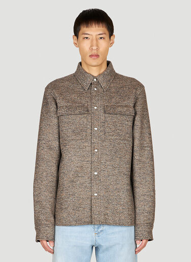 Bottega Veneta Twill Overshirt Brown bov0153013