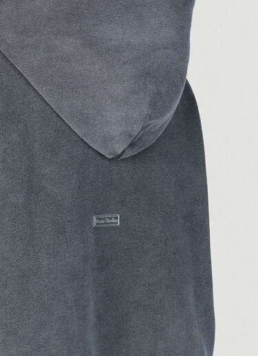 Acne Studios Faded Wash Hooded Sweatshirt Dark Grey acn0152017
