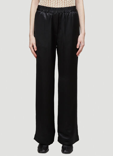 Acne Studios Palomi Fluid Satin Pants Black acn0244032