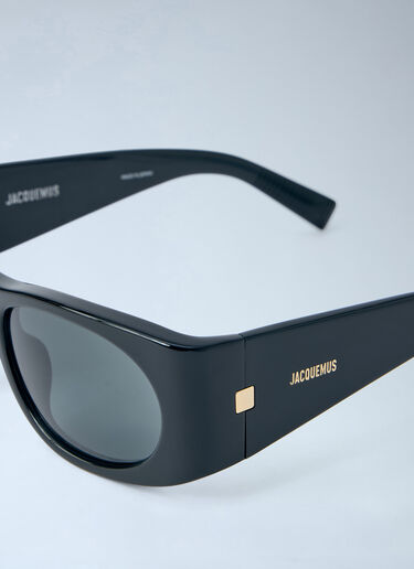 Jacquemus Rectangular Frame Sunglasses Black jac0364016