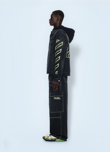 Off-White Irregular Cargo Jeans Black ofw0160096