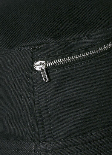 Denim Bucket Hat Rick Owens DRKSHDW Denim Bucket Hat Black drk0154020