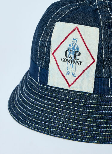 C.P. Company 3/1 牛仔渔夫帽  蓝色 pco0159001