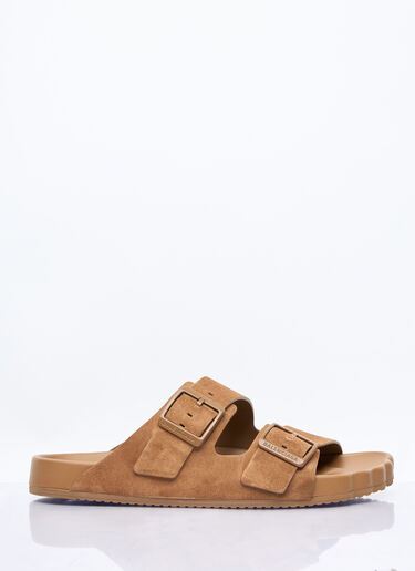 Balenciaga Suede Sunday Sandals Brown bal0157038