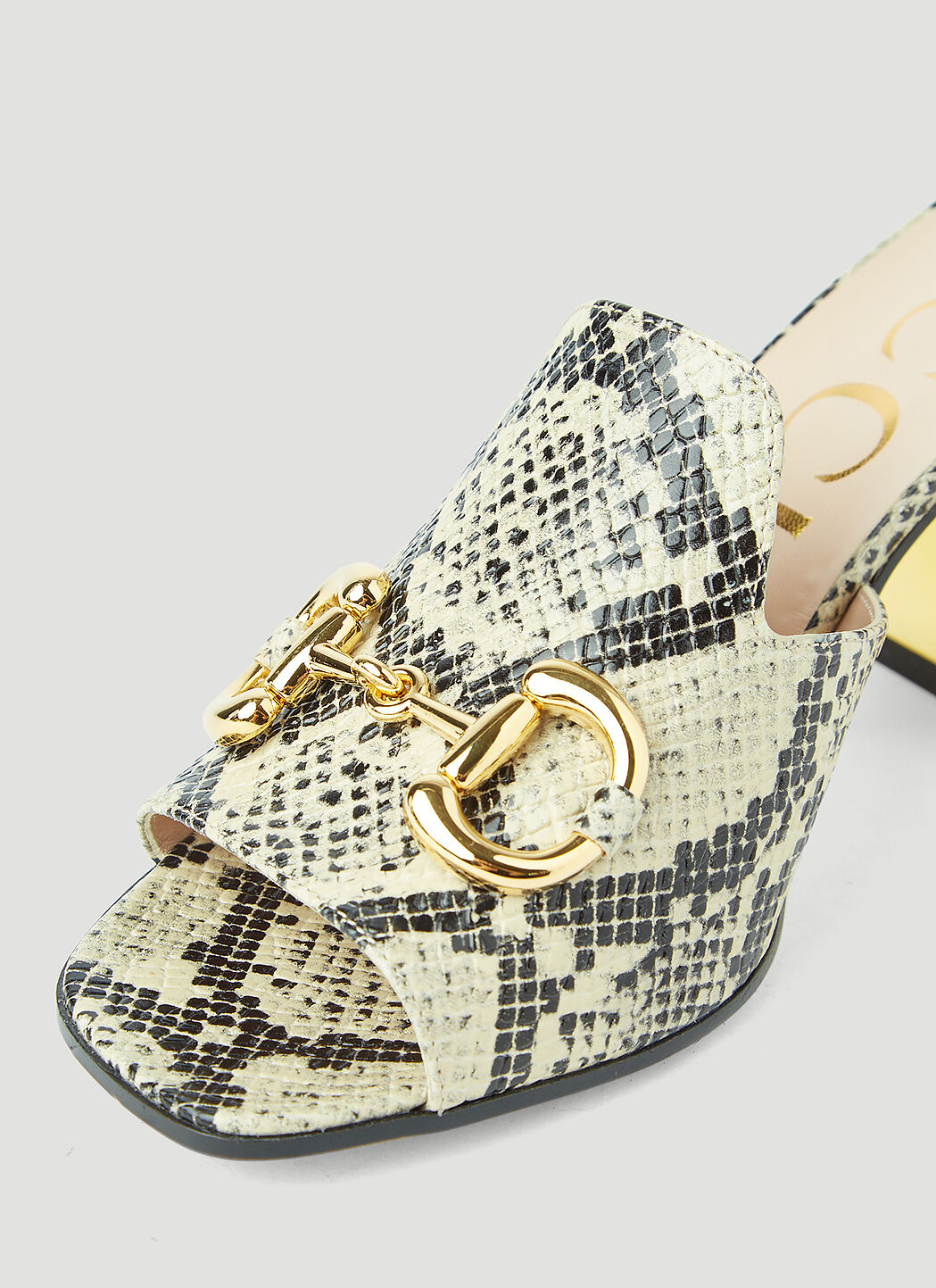 Gucci shop snake mules