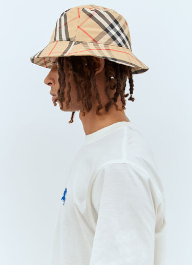 Burberry 格纹渔夫帽 米色 bur0357001