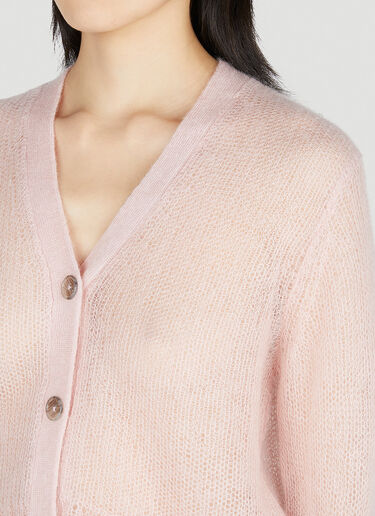 Acne Studios V-Neck Cardigan Pink acn0252012