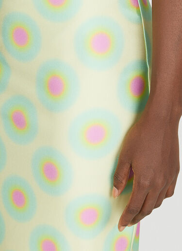 Sportmax Op Art Skirt Yellow spx0252021