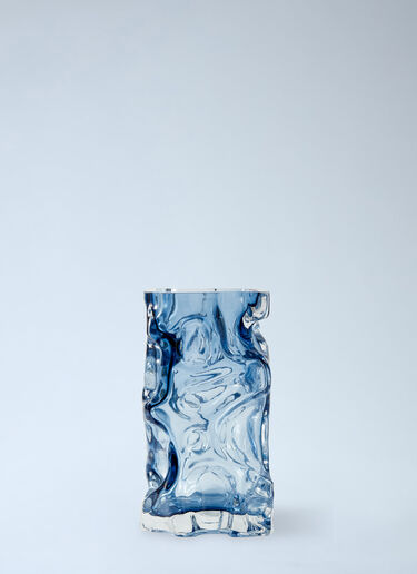 POLSPOTTEN Textured Glass Vase Blue wps0692207