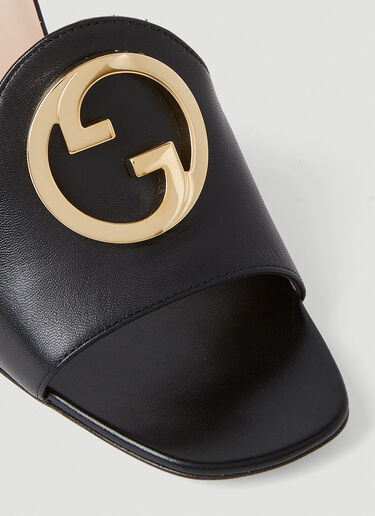Gucci Blondie High Heel Sandals Black guc0251158