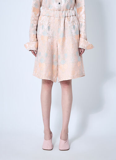 Dries Van Noten 자카드 쇼츠  핑크 dvn0260012