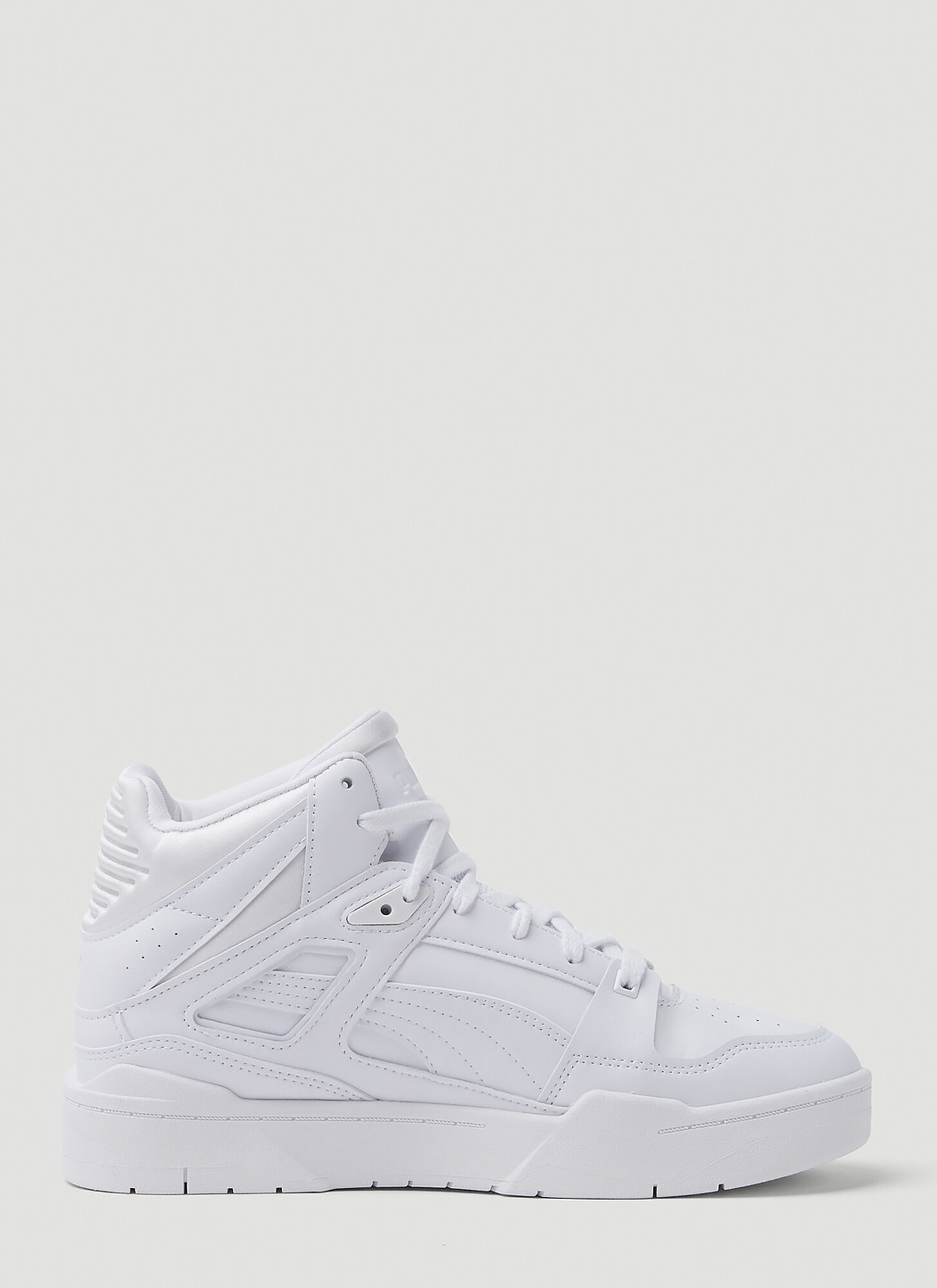 Puma X Dua Lipa Slipstream High Top Sneakers In White