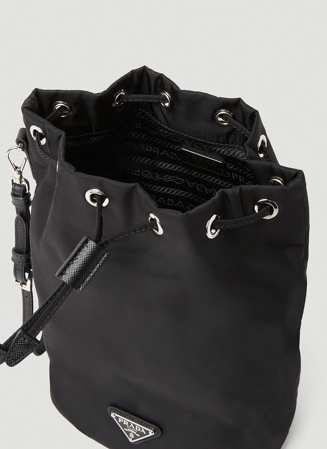 Prada vela bucket bag deals