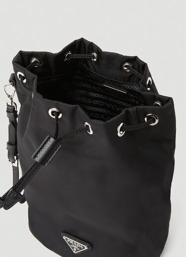 Prada Vela Pouch Bag Black pra0254040