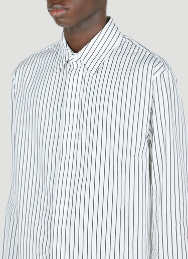 Bottega Veneta 细条纹府绸衬衫 白色 bov0154009