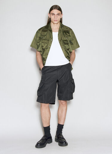 Prada Re-Nylon Cargo Shirt Green pra0156007